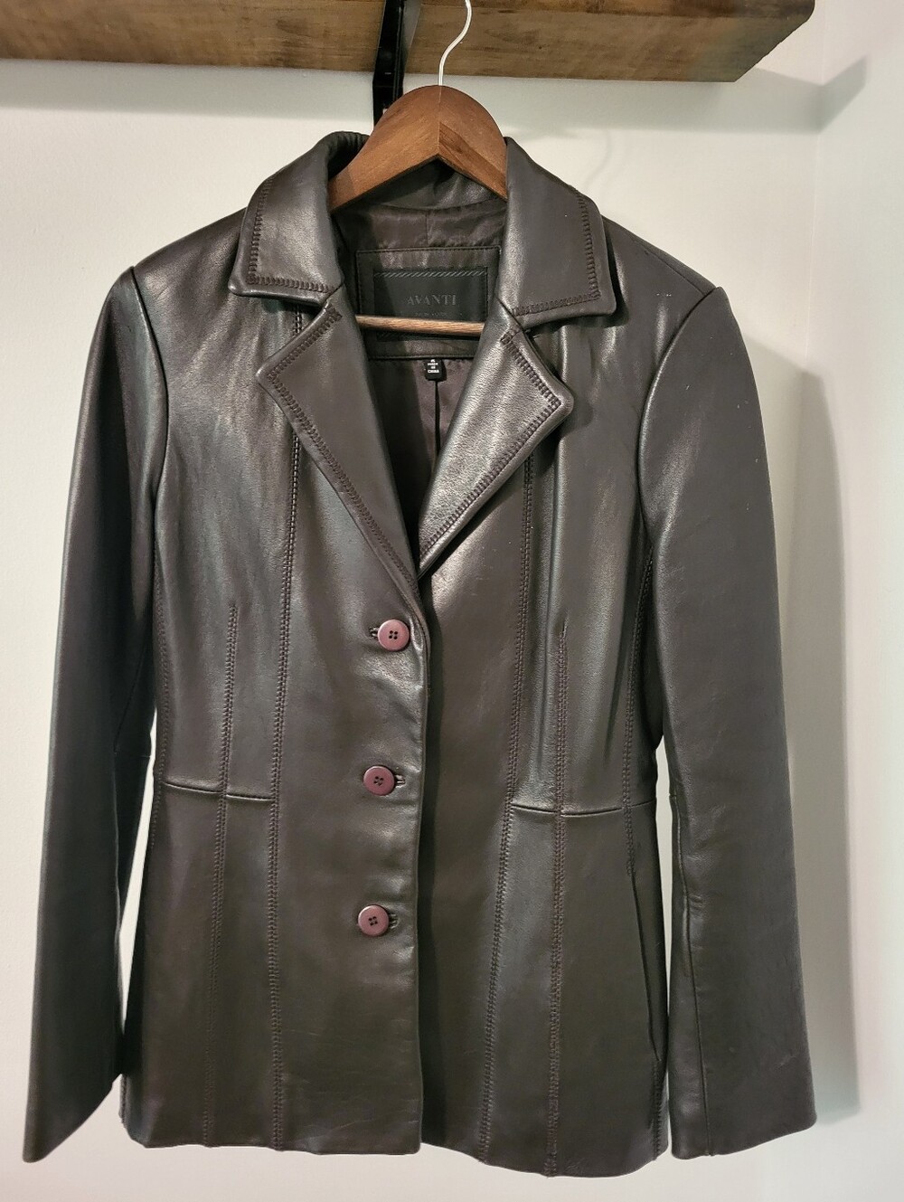 Avanti Brown Leather Jacket